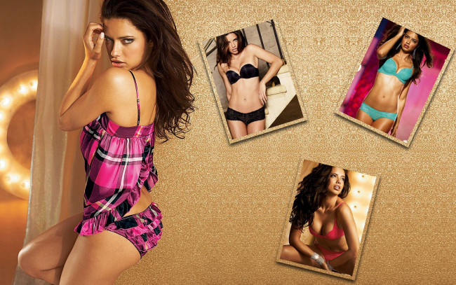 Обои картинки фото Adriana Lima, девушки
