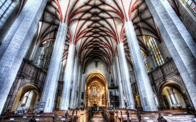 Обои картинки фото интерьер, убранство, роспись, храма