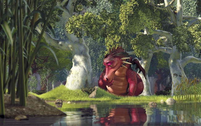Обои картинки фото shrek, the, third, мультфильмы