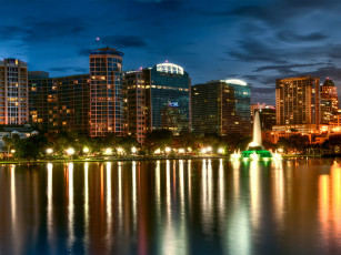 Картинка orlando города огни ночного
