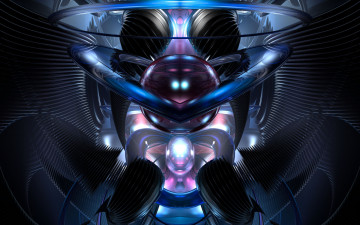 Картинка 3д графика fractal фракталы