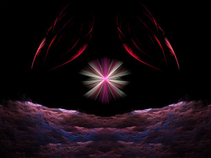 Картинка 3д графика fractal фракталы узор