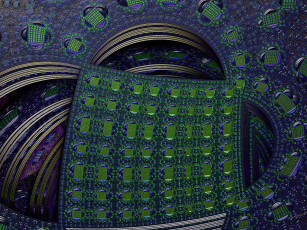 Картинка 3д графика fractal фракталы узор