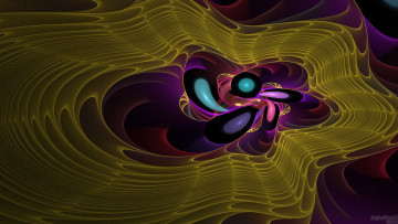 Картинка 3д графика fractal фракталы узор