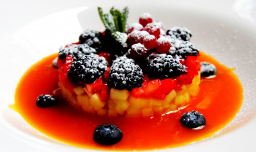 Картинка еда мороженое десерты ягоды