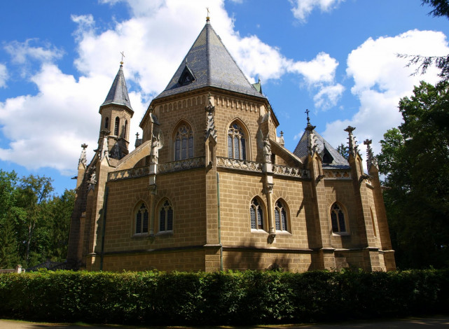 Обои картинки фото шварценберг, гробница, часовней, города, католические, соборы, костелы, аббатства, Чехия