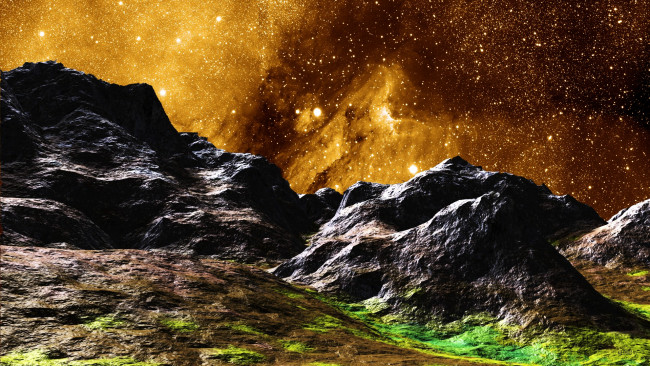 Обои картинки фото 3д, графика, nature, landscape, природа, горы