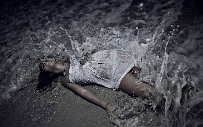 Обои картинки фото -Unsort Креатив, девушки, unsort, креатив, волны