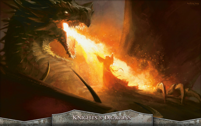 Обои картинки фото фэнтези, magic, the, gathering, пламя