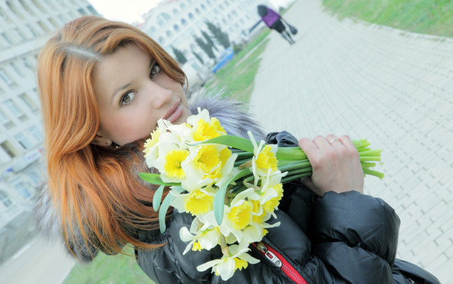 Обои картинки фото _Unsort -НЕ ВЫБИРАТЬ  , девушки, , не, выбирать, нарциссы