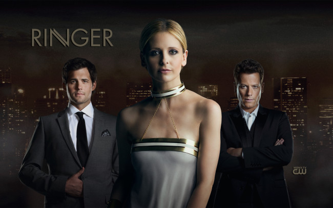 Обои картинки фото ringer, кино, фильмы, kristoffer, polaha, ioan, gruffudd, sarah, michelle, gellar