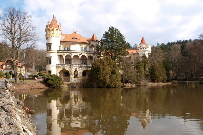 Обои картинки фото замок, 381, inkovy, города, дворцы, замки, крепости, Чехия