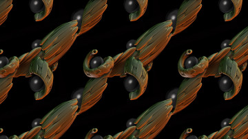 Картинка 3д графика fractal фракталы фон цвета узор