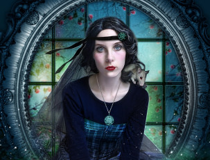 Картинка фэнтези фотоарт портрет