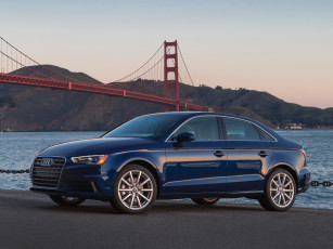 Картинка автомобили audi quattro 2-0t sedan a3 us-spec синий 2014 8v