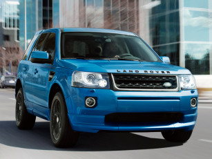 Картинка автомобили land-rover land rover синий 2014 luxury 2 hse freelander