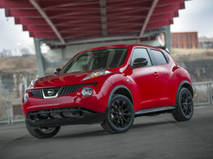 обоя автомобили, nissan, datsun, 2012, yf15, midnight, edition, juke, красный