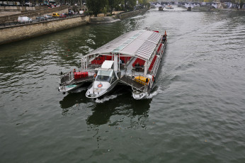 Картинка paris +fran& 231 корабли катамараны+и+тримараны судно набережная река прочулочное