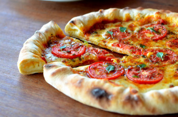 Картинка еда пицца помидоры