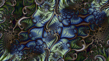 Картинка 3д+графика fractal+ фракталы фон цвета узор