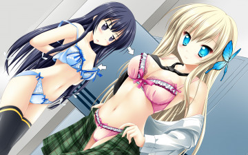 Картинка boku+wa+tomodachi+ga+sukunai аниме лифчик грудь boku wa tomodachi ga sukunai mikazuki yozora kashiwazaki sena anime юбка трусики