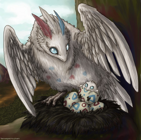 Обои картинки фото аниме, pokemon, покемон, яйца, арт, птенцы, тогипи