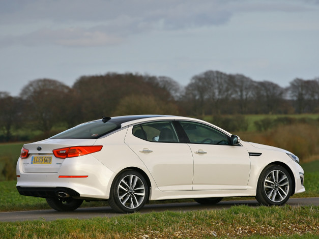 Обои картинки фото автомобили, kia, ecodynamics, optima, 2014, tf, uk-spec