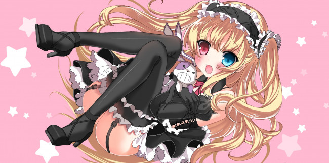 Обои картинки фото boku wa tomodachi ga sukunai, аниме, заяц, чулки, у, меня, мало, друзей, cosmos, арт, гетерохромия, девушка, hasegawa, kobato, boku, wa, tomodachi, ga, sukunai