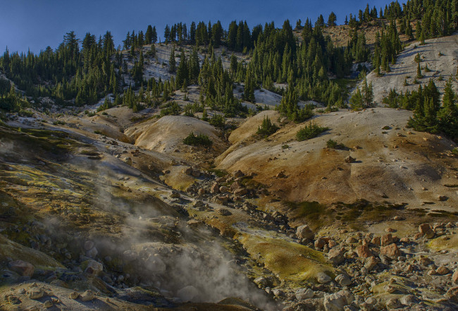 Обои картинки фото природа, горы, камни, лес