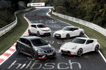 Картинка nissan+nismo+pulsar +370z +gt-r+and+juke автомобили nissan datsun тюнинг дорога pulsar nismo
