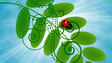 Картинка векторная+графика животные ветка листья