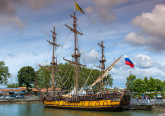 Картинка корабли парусники паруса мачты