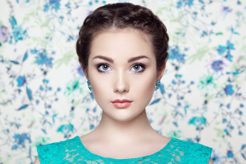 Картинка девушки -unsort+ лица +портреты глаза oleg gekman взгляд цветы ретушь девушка портрет фотограф