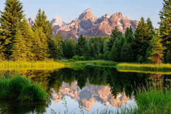 Картинка природа реки озера река лес горы