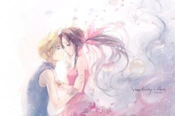 Картинка аниме final+fantasy парень девушка