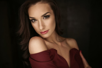 Картинка nicole+jensen девушки -unsort+ лица +портреты брюнетка портрет лицо девушка nicole jensen