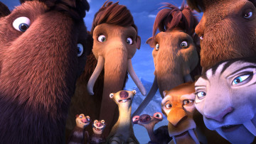 обоя ice age,  collision course, мультфильмы, персонажи