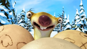 обоя ice age 2,  the meltdown, мультфильмы, персонажи