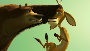 обоя мультфильмы, open season, персонажи