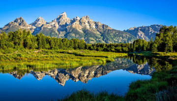 Картинка природа реки озера река лес горы