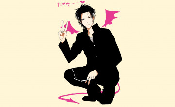 Картинка аниме beelzebub takamiya shinobu