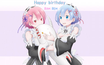 Картинка аниме re +zero+kara+hajimeru+isekai+seikatsu фон взгляд девушки