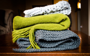 Картинка разное одежда +обувь +текстиль +экипировка вязаные шарфы