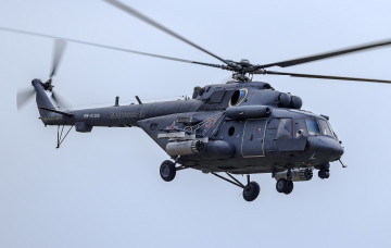 Картинка mi-8amtsh авиация вертолёты вертушка