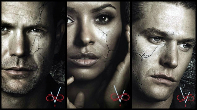 Обои картинки фото кино фильмы, the vampire diaries, коллаж