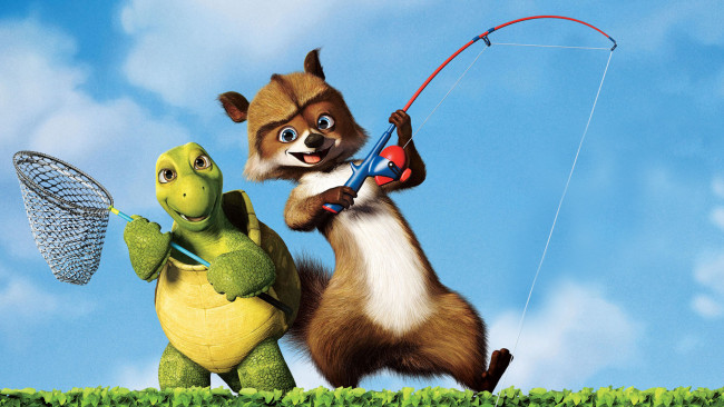 Обои картинки фото мультфильмы, over the hedge, персонажи