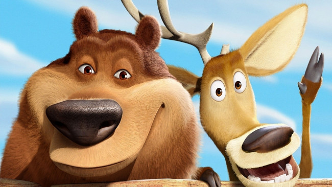 Обои картинки фото open season, мультфильмы, персонажи