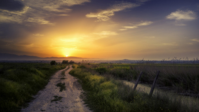 Обои картинки фото природа, восходы, закаты, рассвет