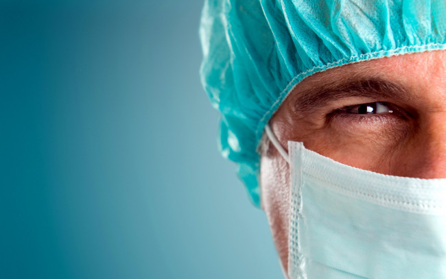 Обои картинки фото разное, глаза, маска, шапочка, врач