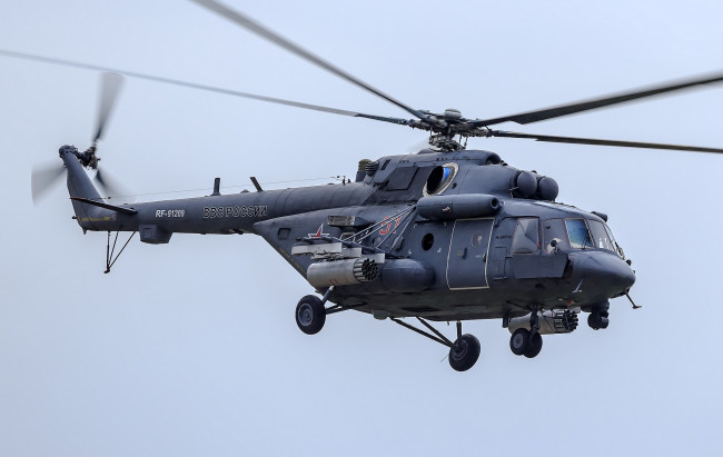 Обои картинки фото mi-8amtsh, авиация, вертолёты, вертушка